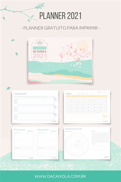 Planners Gratuitos Para Baixar E Imprimir Em Clara Planner