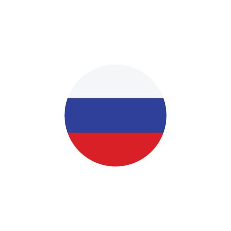 Russia Flag Icon Vector 40974038 Vector Art At Vecteezy