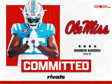 Rebels Keep In State Momentum Rolling Land Four Star Andrew Maddox