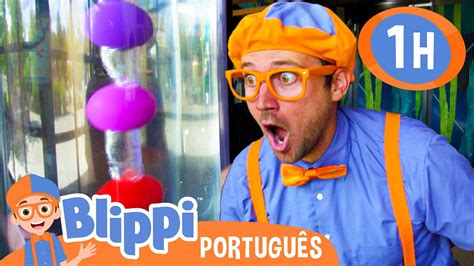 Blippi Passa O Dia No Museu Infantil 1 HORA DO BLIPPI Blippi Em