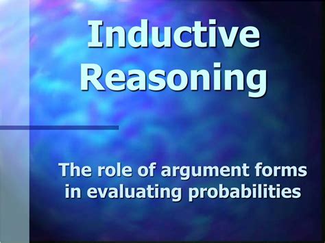 Ppt Inductive Reasoning Powerpoint Presentation Free Download Id