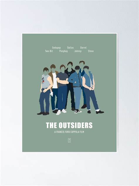 "The Outsiders" Poster for Sale by SITM | Redbubble