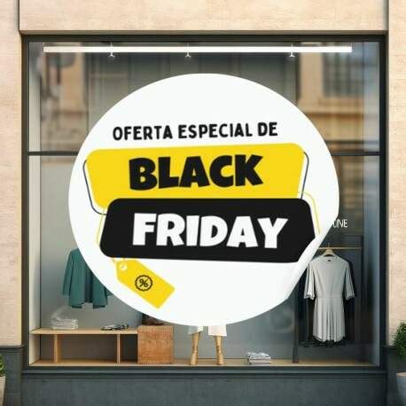 Adesivos Para Vitrine De Black Friday