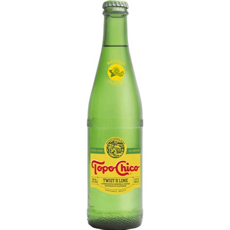 Topo Chico Sparkling Mineral Water Twist Of Lime Glass Bottles 12 Fl