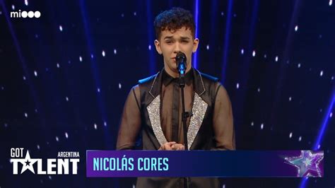 Nicol S Cores Cantante L Rico Tos Got Talent Argentina