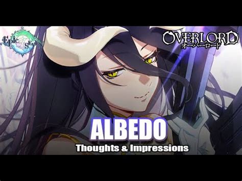 Epic Seven Overlord Collab Albedo First Thoughts Initial