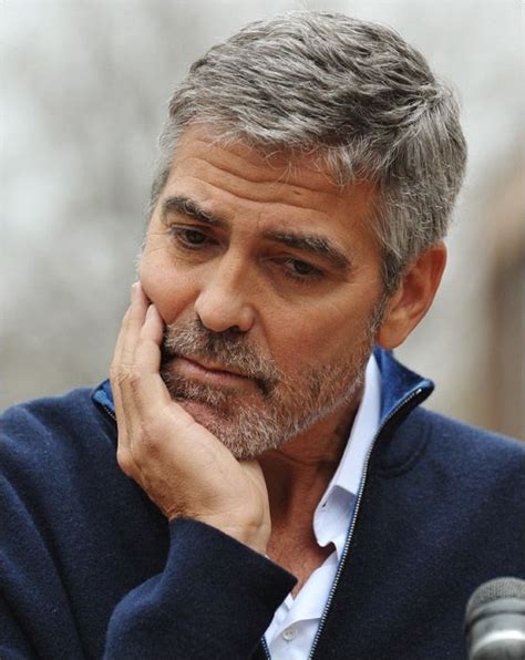 Pin By Tina Old On George Clooney Best Hairstyles For Older Men