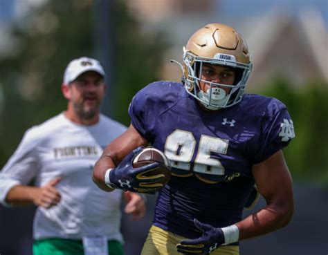 Video Highlights From Notre Dame Footballs 16th Preseason Practice