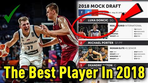 Is Luka Doncic The Best Player In The 2018 Nba Draft Class 2018 1