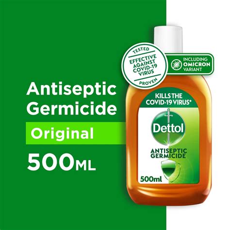 Dettol Antiseptic Germicide Liquid 500ml Kills 99 9 Of Germs