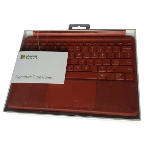 Microsoft Surface Go Signature Type Cover Poppy Red For Surface Go