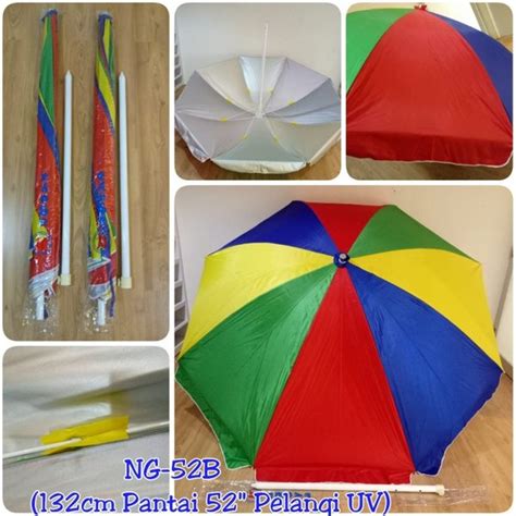 Jual Payung Uv Pelangi Tenda Pantai Warna Warni Nagoya Umbrella Ng B