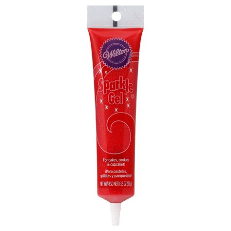 Wilton Sparkle Gel Red 35 Oz 3 Pack Stockupexpress