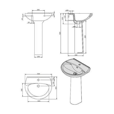 Lavabo Pedestal De Unisan SanidusaLavabo Pedestal Fabricado En