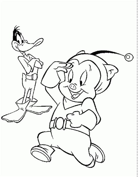 Baby Looney Tunes Daffy Duck Coloring Pages Coloring Pages