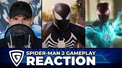 Marvel's Spider-Man 2 gameplay trailer reaction - The Geek Generation