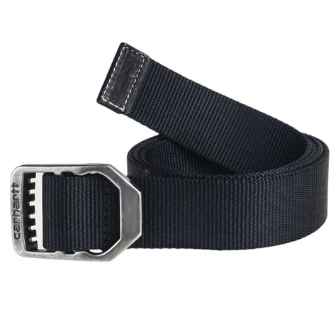 Carhartt Belts Mens Ch 22500 001 Black Nylon Ripstop Outdoorsman Work