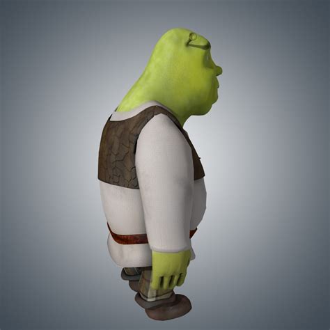 shrek 3d model