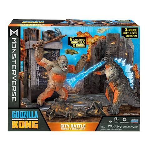 Figuras De Acción Bandai Godzilla Vs Kong Battle Pack Gdz Vs Kong Walmart