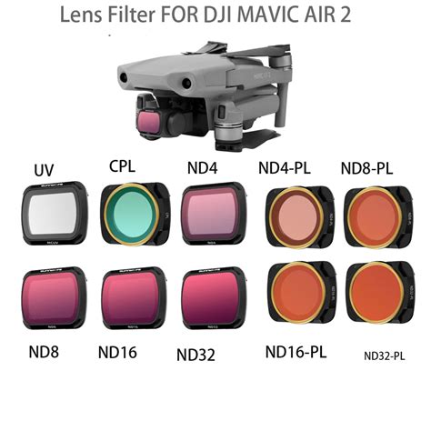 Dji Mavic Air Lens Filter Mcuv Cpl Nd Pl Filters Nd Nd Nd Nd Nd