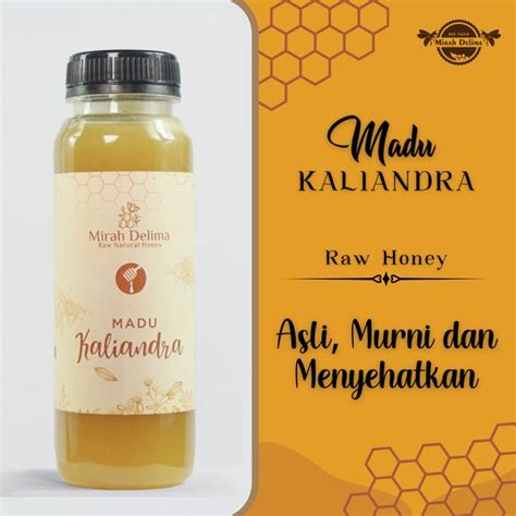 Jual Madu Kaliandra Raw Natural Honey 250 Ml Di Lapak Mirah Delima