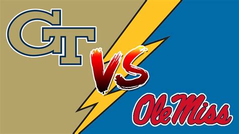 Georgia Tech Vs Ole Miss Game Stream Youtube