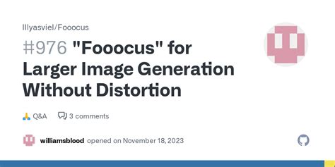 Fooocus For Larger Image Generation Without Distortion Lllyasviel