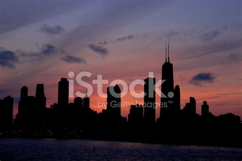 Chicago Skyline Silhouette Stock Photo | Royalty-Free | FreeImages