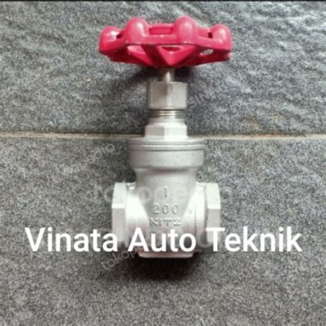 Jual Gate Valve Kitz Ss K Stop Kran Shopee Indonesia