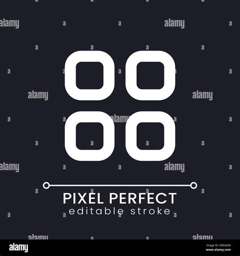 Select All Items Pixel Perfect White Linear Ui Icon For Dark Theme