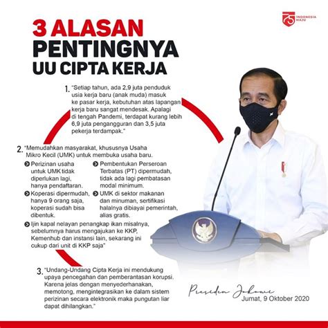 Penjelasan Lengkap Jokowi Manfaat UU Cipta Kerja Untuk Masyarakat