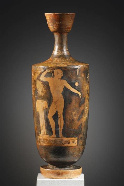 A Red Figure Lekythos Attributed To The Brygos Painter H 28 5 Cm