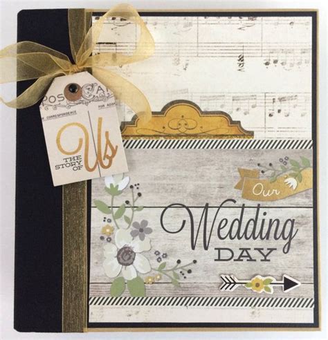 Wedding Mini Album Premade Scrapbook 6x8 Mini Scrapbook Albums