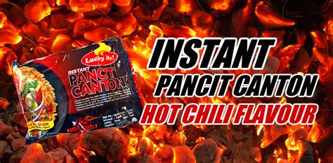 Lucky Me Instant Pancit Canton Hot Chili Flavour