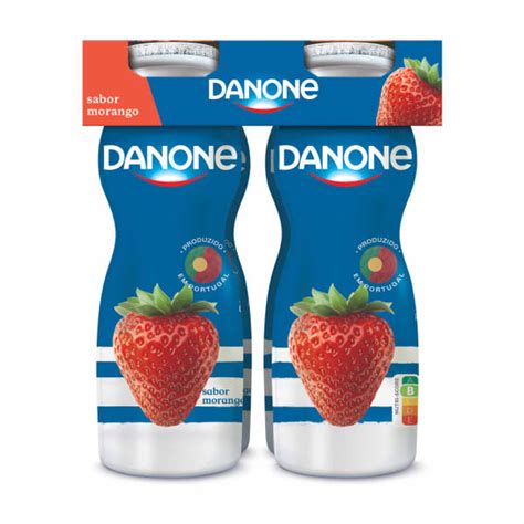 Mercad O Pingo Doce Iogurte L Quido De Morango Danone Pack