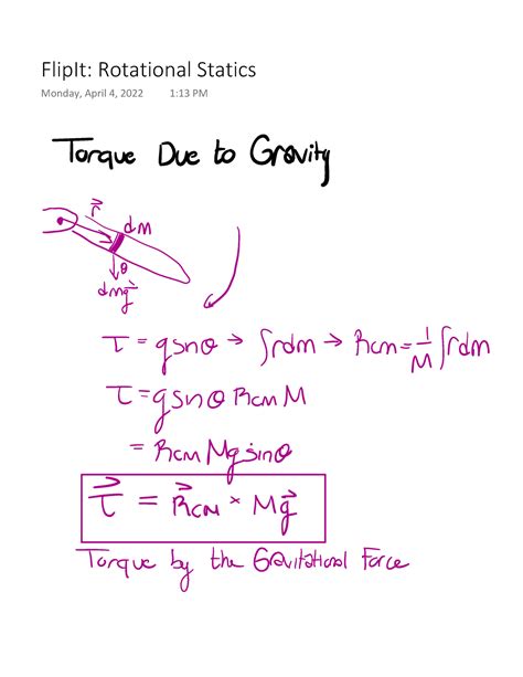 Flip It Rotational Statics Phys Flipit Rotational Statics