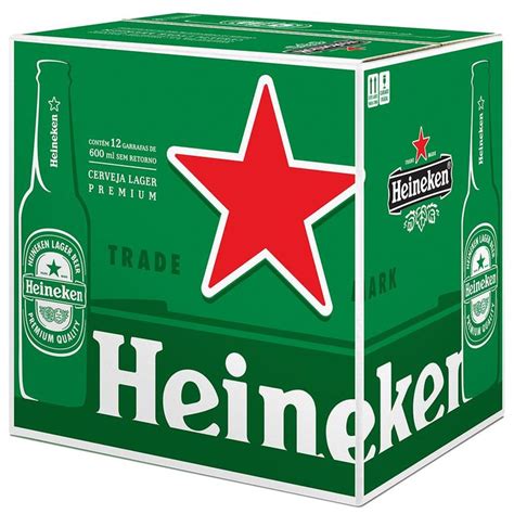 Cerveja Heineken Pilsen 12 Unidades 600ml Garrafa Não Retornável en 2024