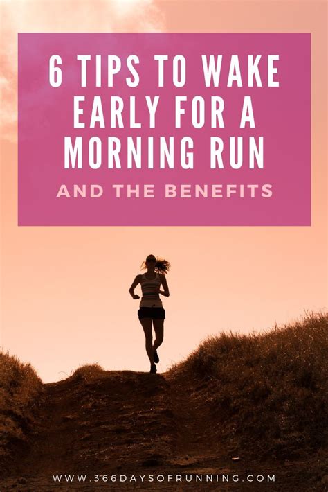 6 Tips To Wake Early For A Morning Run Or Any Exercise And The