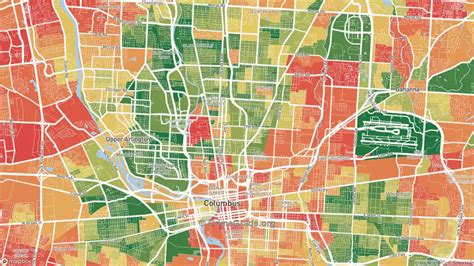 columbus  murder crime rates  maps crimegradeorg