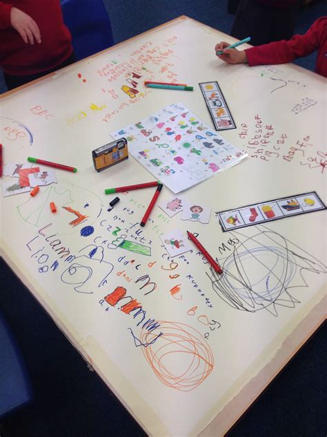 Children Loved The Free Writing Phonics Table Lots Of Independent Word