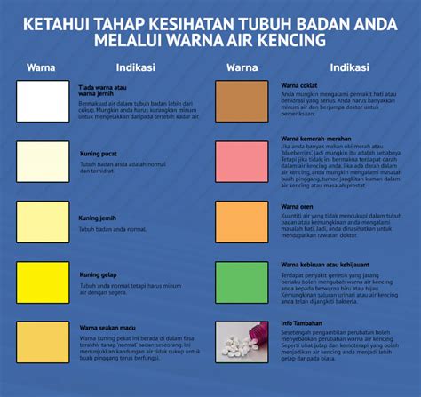 15 Warna Air Kencing Yang Menandakan Tahap Kesihatan Tubuh Sembang Maniac