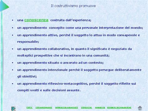 Costruttivismo Cose Cosa Promuove Approccio Didattico Comunita Ambiente