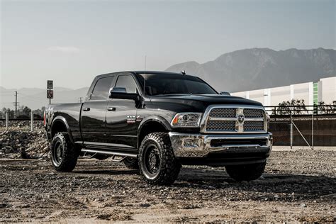 Ram 2500 On Black Rhino Arsenals Wheels Platinum Vinyl W Flickr