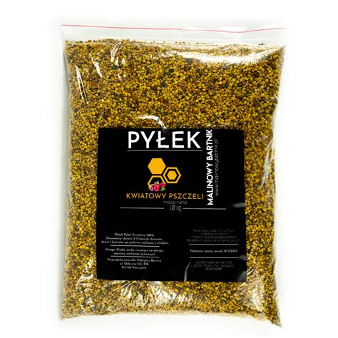 Pyłek Kwiatowy Pszczeli 1 kg MALINOWY BARTNIK Malinowy Bartnik