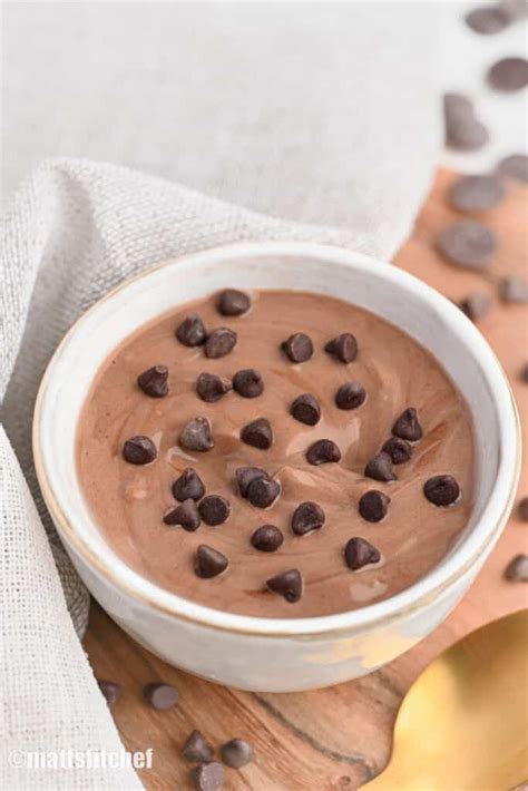 Greek Yogurt Chocolate Pudding High Protein