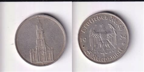 Deutsches Reich Drittes Reich Reichsmark J Garnisonkirche