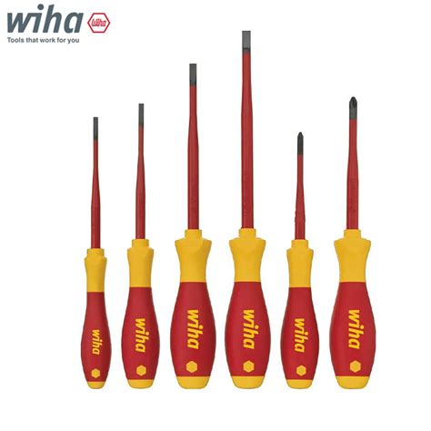 Wiha Screwdriver Set Softfinish Electric Slimfix V Vde