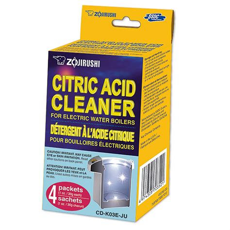 Zojirushi 4-Pack Citric Acid Cleaner For Electric Pots | MrOrganic Store