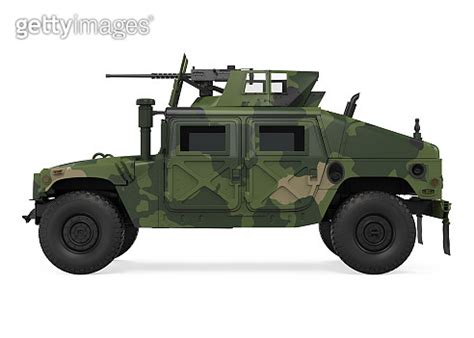 Humvee High Mobility Multipurpose Wheeled Vehicle Isolated 이미지