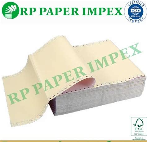 Continuous Computer Paper Pre Printed Custom Size And Gsm Supplier